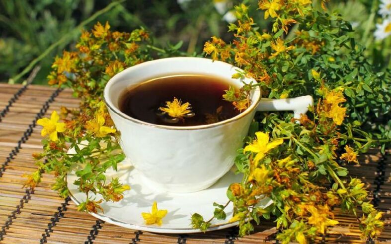 Decoction of St.John's wort to increase potency