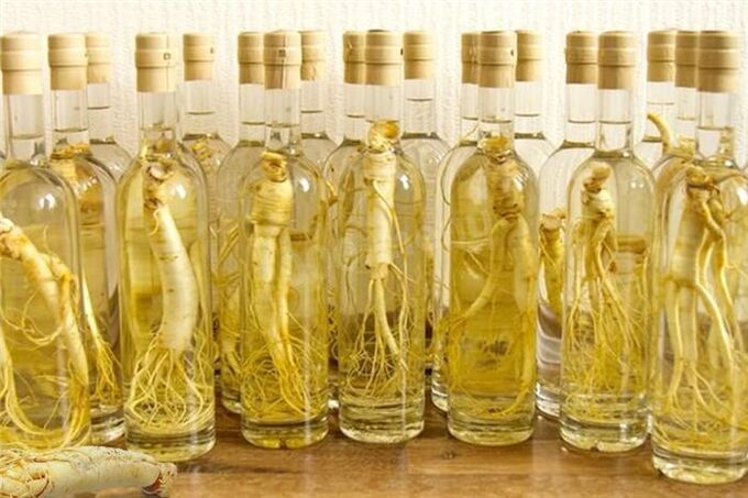 Ginseng wine for potency